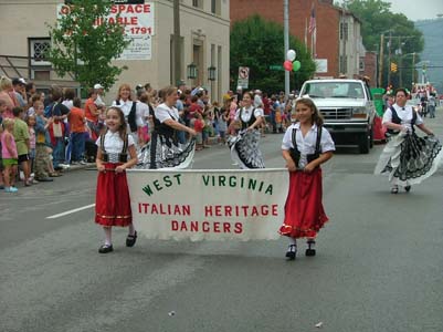 Scene from the West Virginia Italian Heritage Festival